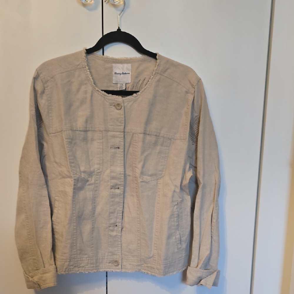 Tommy Bahama Light Tan Linem Jacket